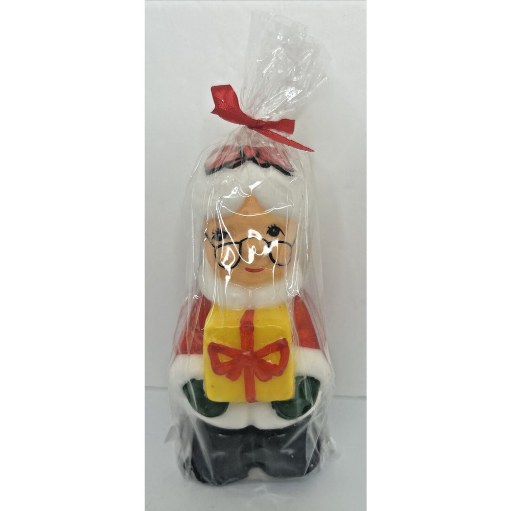 Vintage K-Mart Mrs.‎ Claus Candle New in Packaging 5" SKU H248